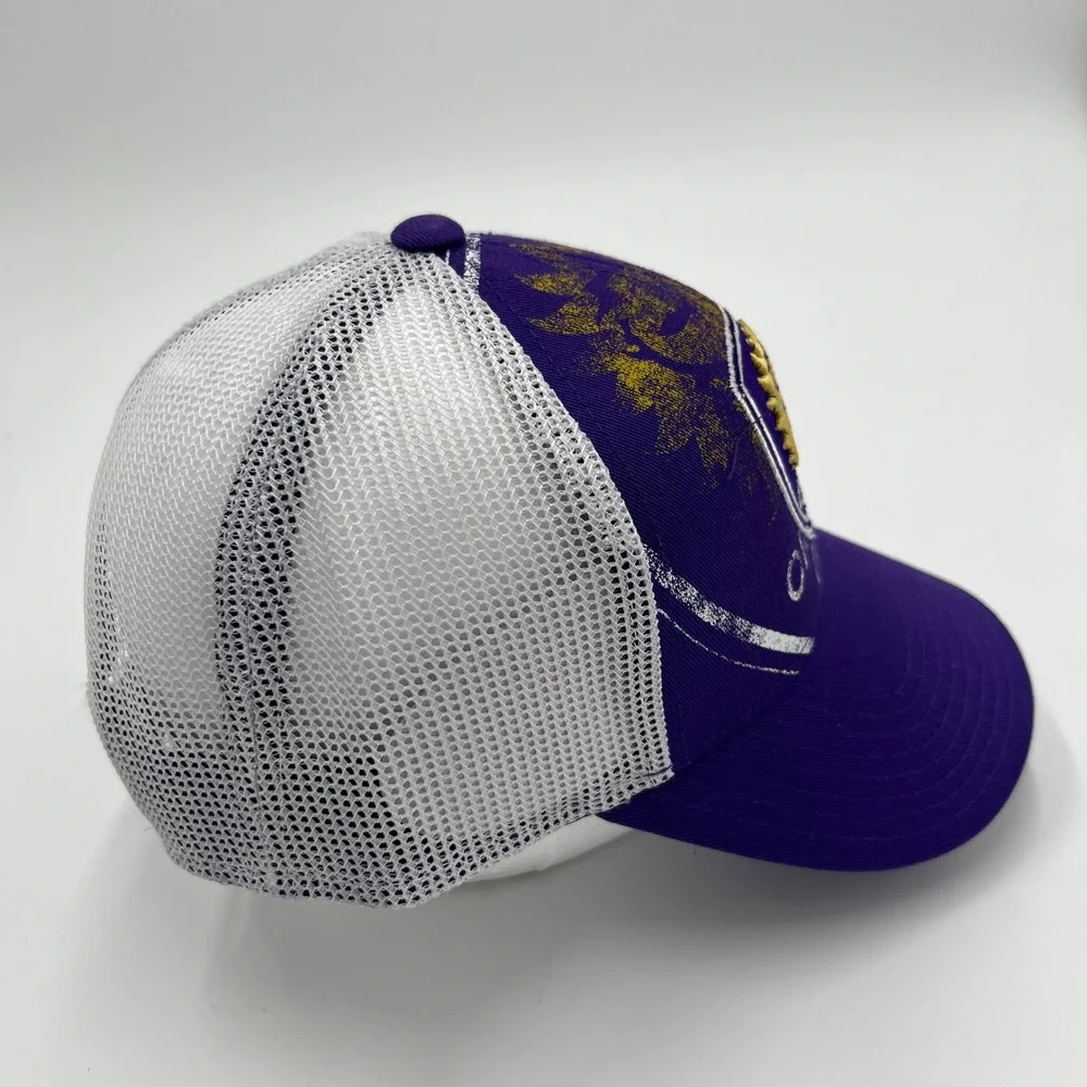 Adidas Orlando City SC MLS‎ Trucker Hat Snapback Purple White Mesh OSFA New